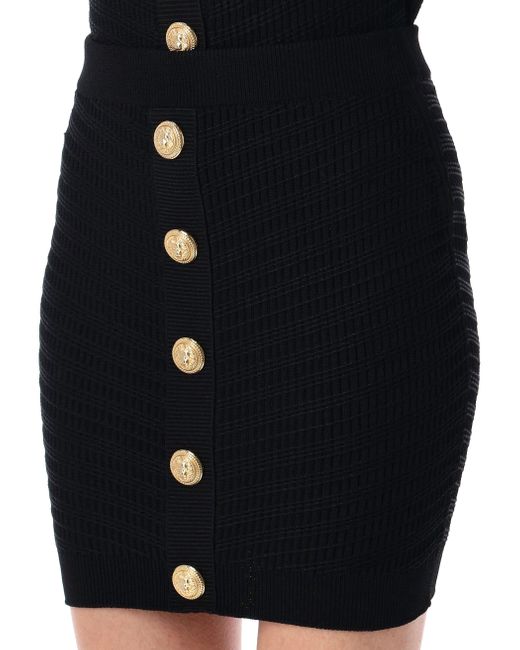 Jupes noires Balmain en coloris Black