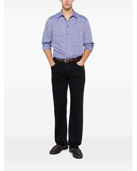 Emporio Armani Black Slim Fit Denim Jeasn