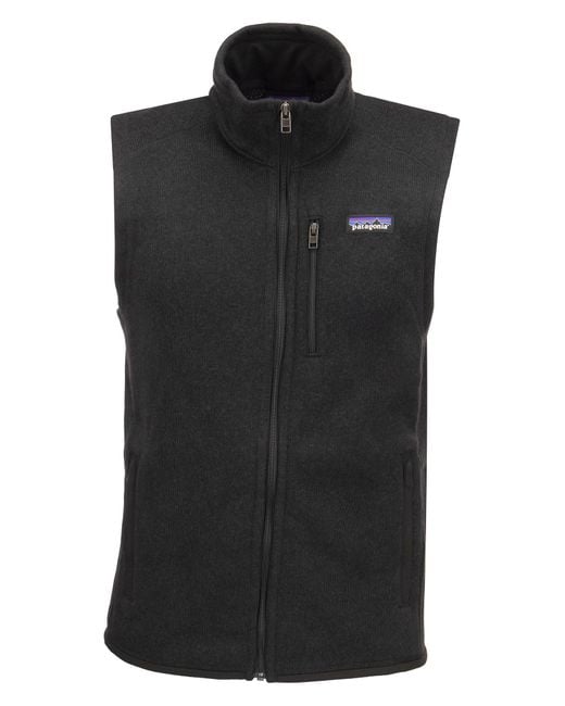 Patagonia Better Sweater Fleece Vest in het Black voor heren