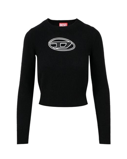 DIESEL Black Pullover schwarz