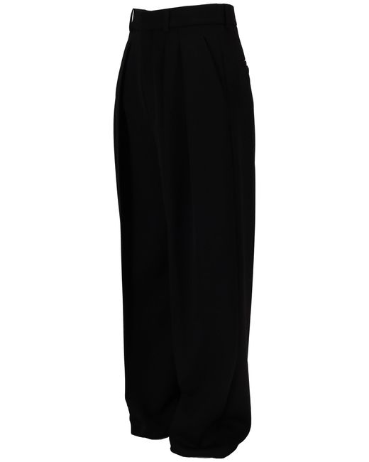 Saint Laurent Black Straight Trousers Pr12