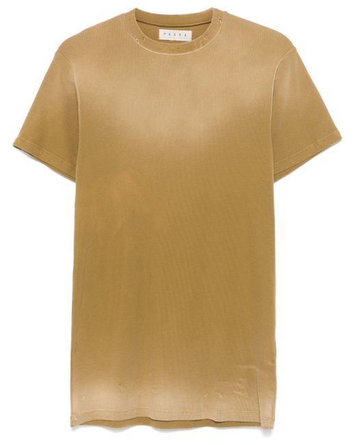 Paura Angst beru geripptes Tee in Natural für Herren