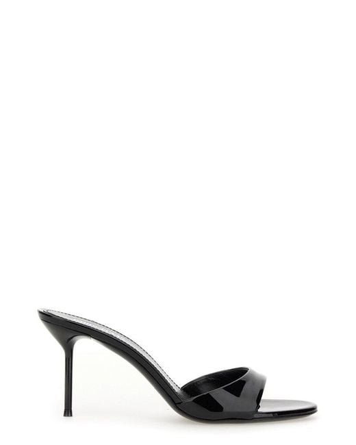Paris Texas Black Lidia" Pointed-Toe Leather Mules