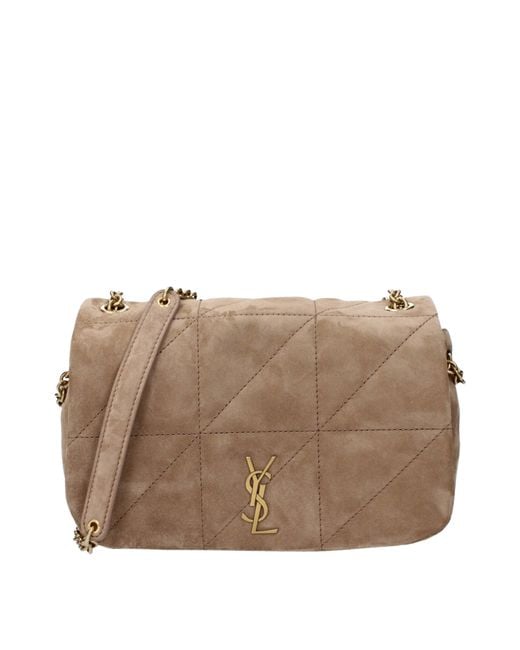 Saint Laurent Brown Jamie 4.3 Shoulder Bag Suede