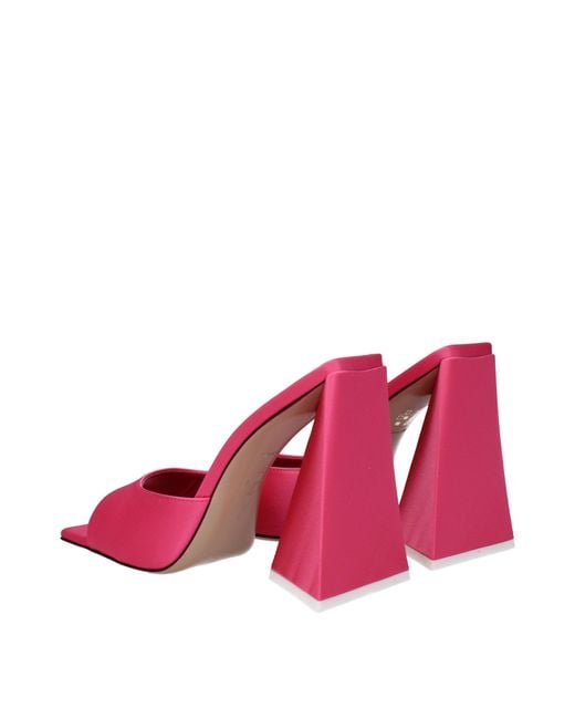 The Attico Pink Venus Heel Sandal