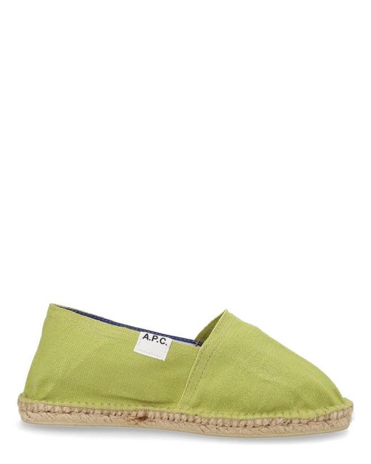 A.P.C. Green Espadrilla