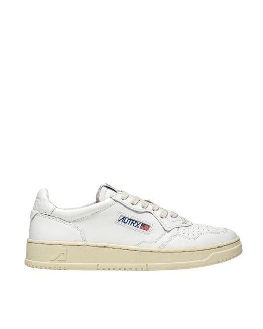 Autry White Sneakers Action for men