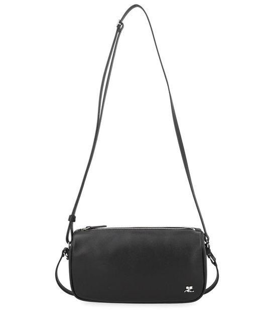 Courreges Black Mini Shoulder Bag