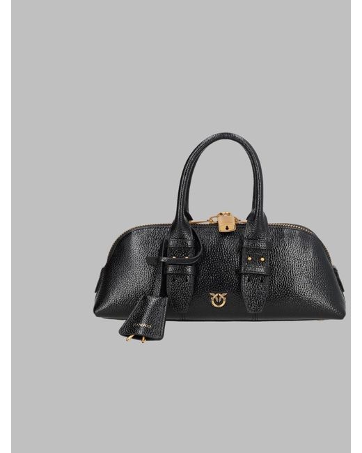 Pinko Gray Mini Shoulder Bag