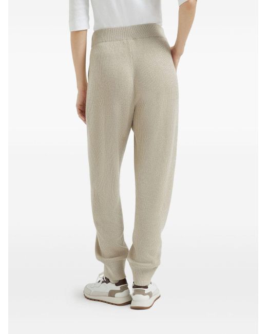 Brunello Cucinelli Natural Cashmere Trousers