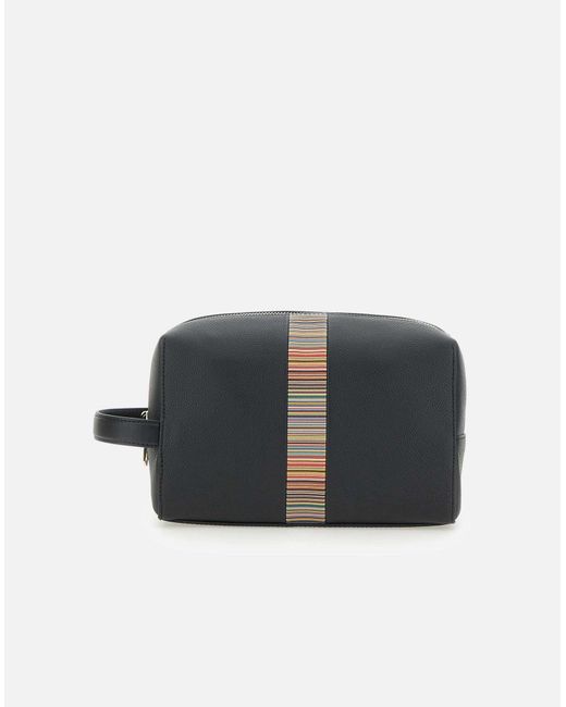 Signature Stripe Trim Sac d'embrayage Paul Smith pour homme en coloris Blue