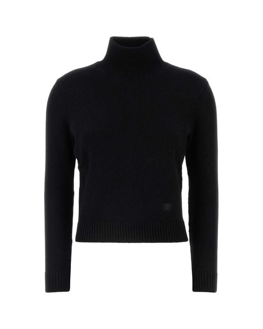 Balenciaga Black Wool Blend Sweater