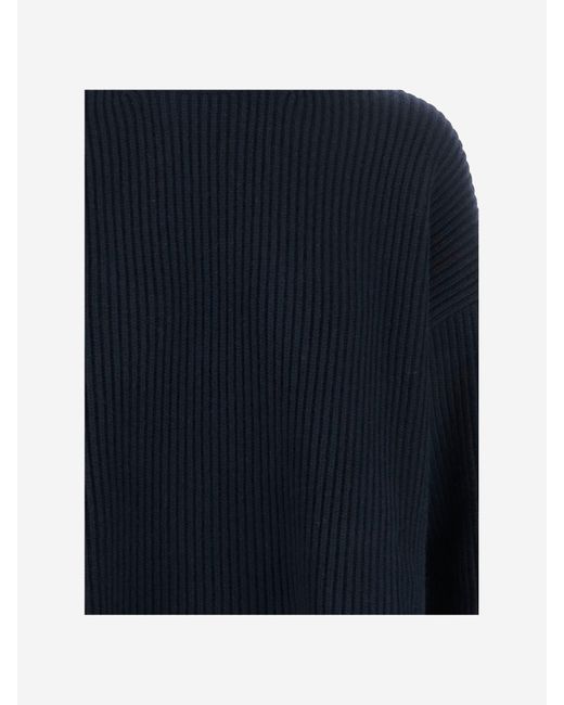 Jil Sander Wollen Trui in het Blue