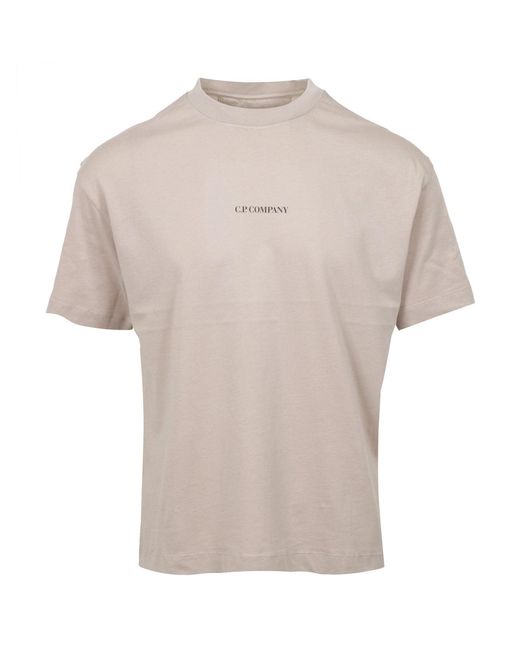 C P Company White T Shirts And Polos