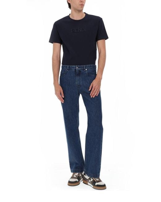 Fendi Blue Jeans Regular Fit