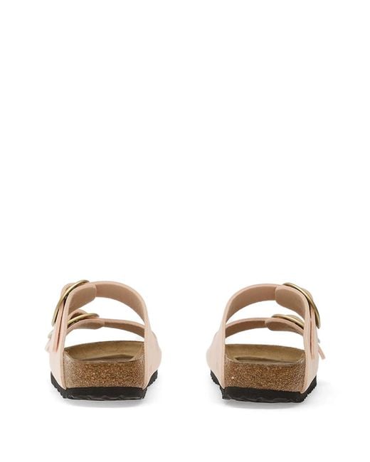 Birkenstock White Arizona Big Buckle Light Rose, Birkibuc