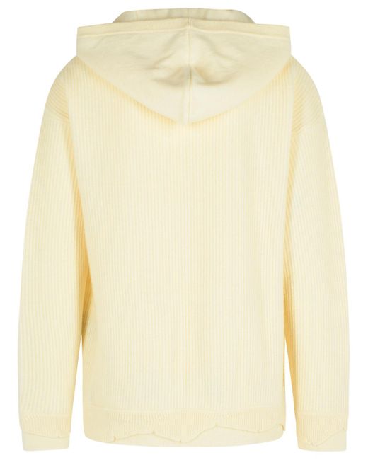 Pull à mélange en laine ivoire Laneus en coloris Natural