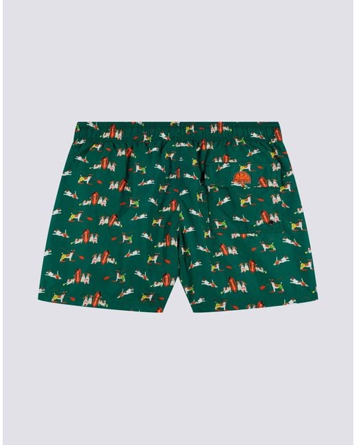 SUNDEK X PELO FOUNDATION Green Boardshort for men