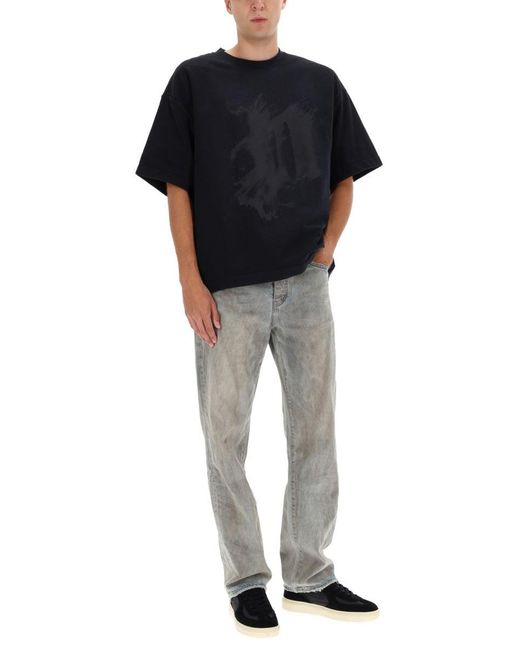 Purple Brand Black Tshirt Dust for men
