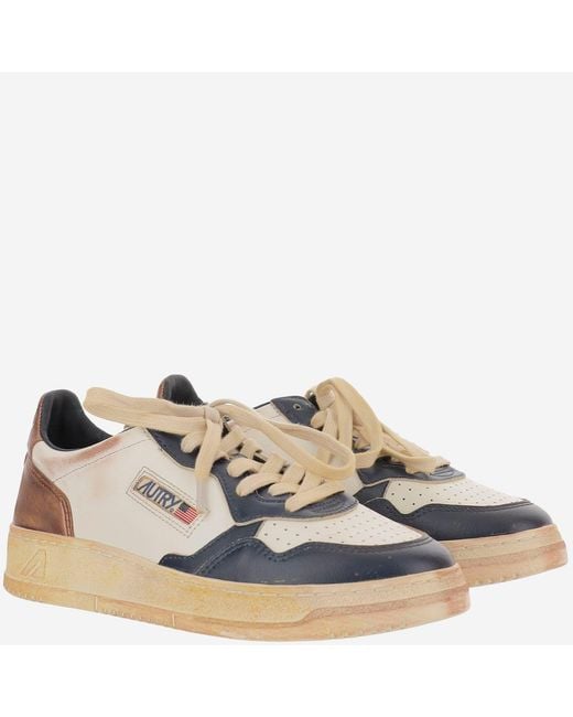 Autry Multicolor Medalist Low Super Vintage Sneakers for men