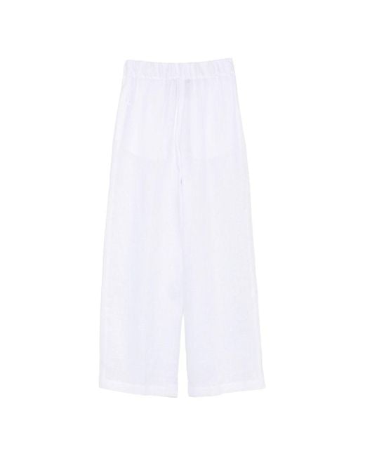 Semicouture White Trousers