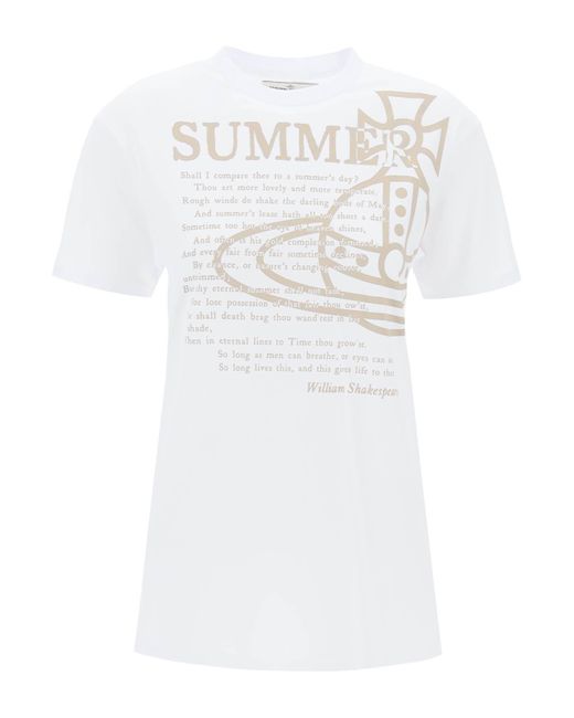 Vivienne Westwood Classic Summer T -shirt in het White voor heren
