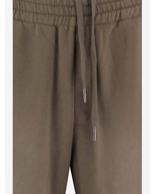 Golden Goose Deluxe Brand Gray Cotton Trousers for men