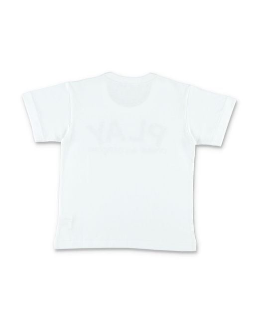 COMME DES GARÇONS PLAY Gray T Shirts And Polos