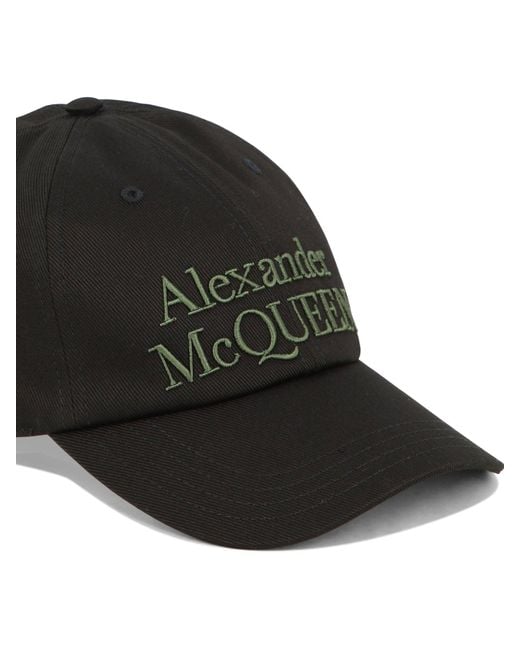 Baseball Cap avec logo Alexander McQueen pour homme en coloris Black