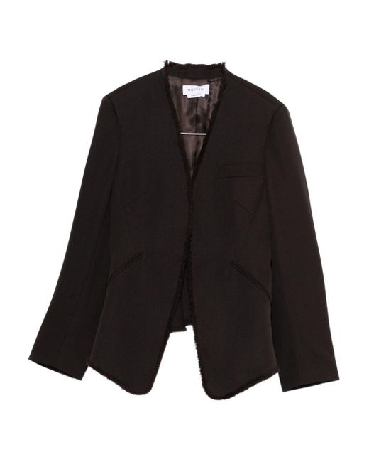 Alexander McQueen Black Wool Single-Breastded Jacket