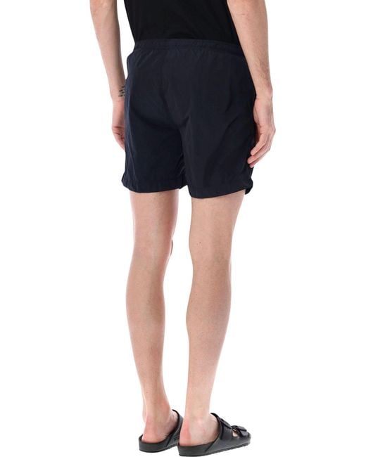 C P Company Blue C.P. Company Beachwear Boxer Shorts
