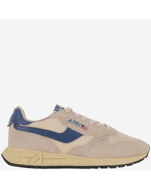 Autry Blue Reelwind Logo Sneakers for men