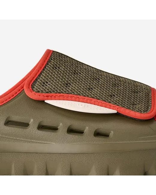 Ugg Brown Peakmod Rubber Sandals With Technical Mesh