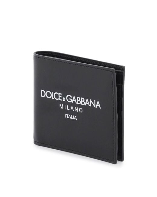 Dolce & Gabbana Brieftasche Mit Logo in het Black voor heren