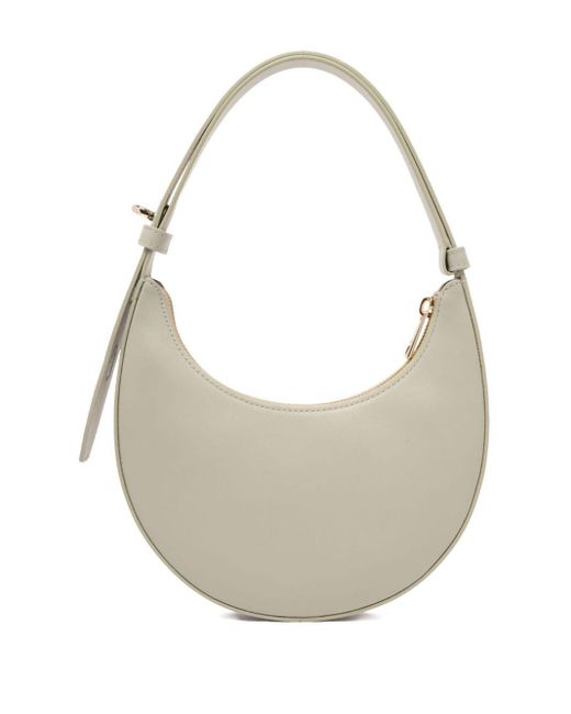 Furla Gray Crescent Top-Handle Bag