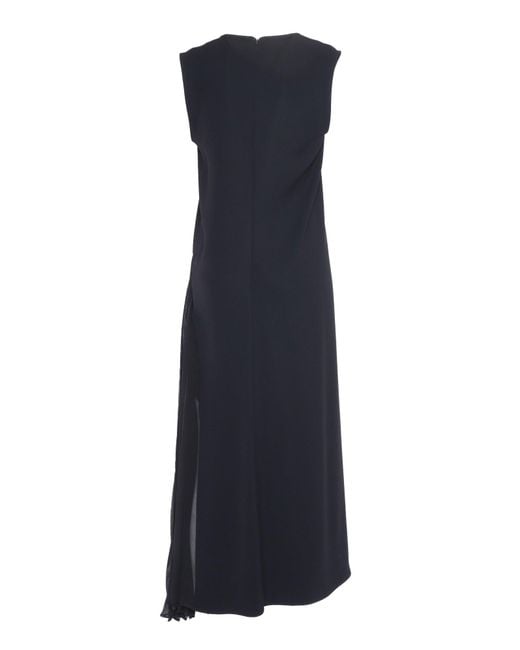 P.A.R.O.S.H. Blue P.A.R.O..H. Midi Dress