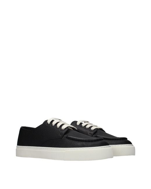 Prada Black Sneakers Leather for men