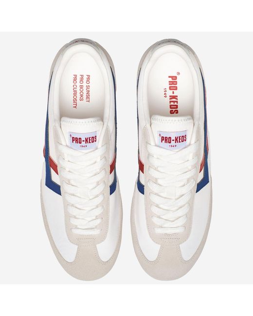 Pro Keds White Racer 77 Sneakers