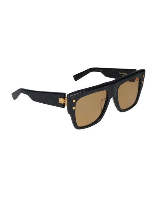 Balmain Pink Sonnenbrille BPS 100 g 56 B I Blk GLD /18/145