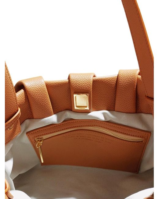 The Ooire ATHENA Buttonned Tote Bag THEMOIRÈ en coloris Brown