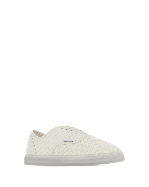 Bottega Veneta White Logo Sneakers