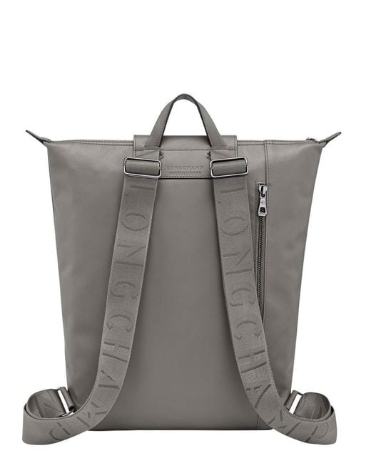 Longchamp Gray Backpack "Le Pliage Xtra" M