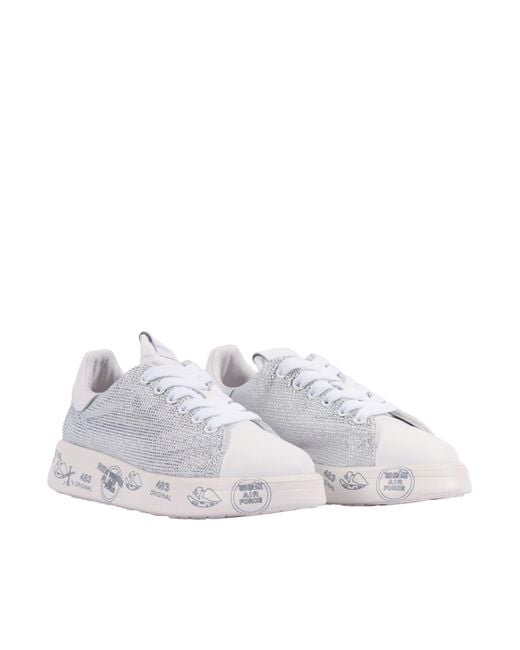 Premiata White Sneaker Belle