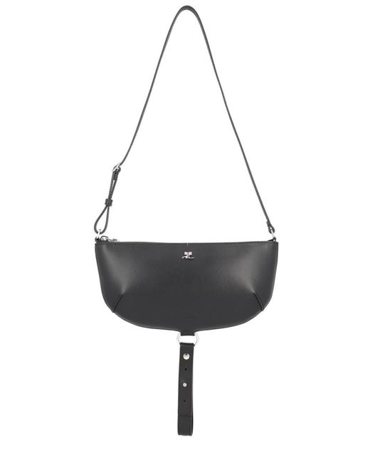Courreges Black "Holy Eclipse" Bag