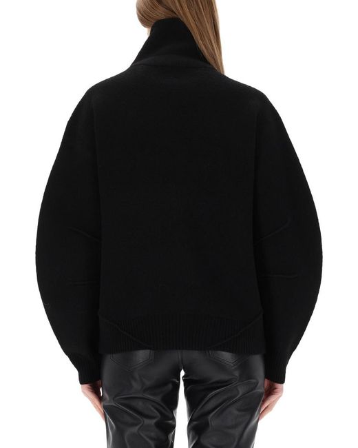 Helmut Lang Black Zippered Apex Jersey