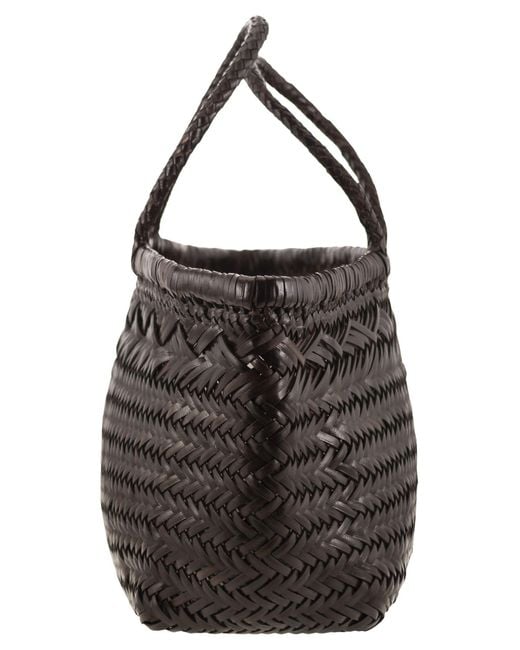 Dragon Black Triple Jump Big gewebte Ledertasche