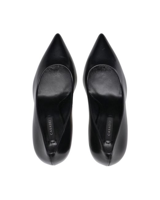Casadei Black Mit Ferse schwarz