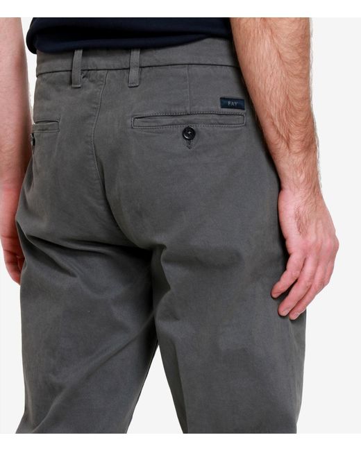 Fay Broek Grijs in het Gray voor heren