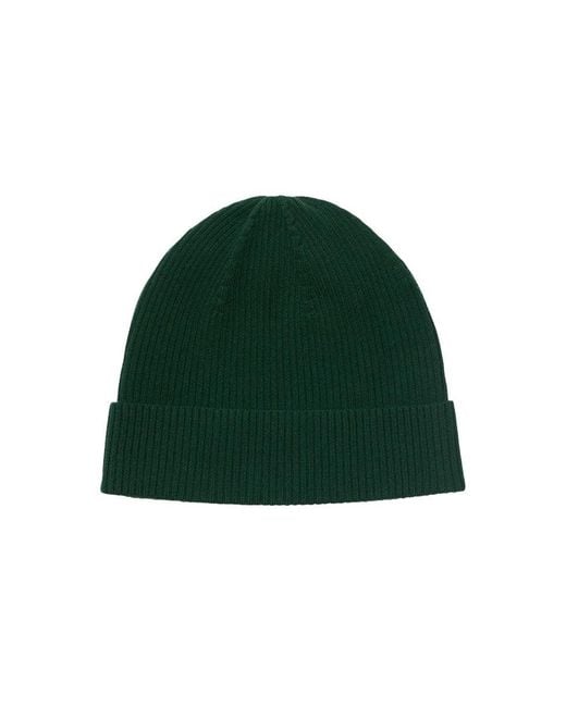 Burberry Green Ekd Rib Beanie