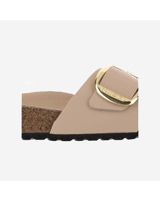 Birkenstock Natural Suede Sandals With Adjustable Straps